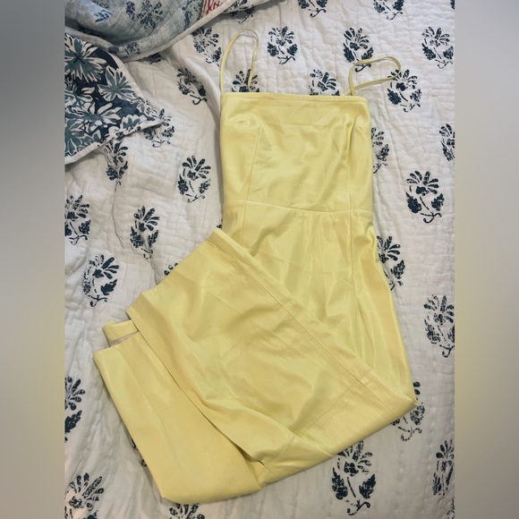 NWT Good America Faux Leather Vacay Dress in Key Lime Green Color - Picture 6 of 7